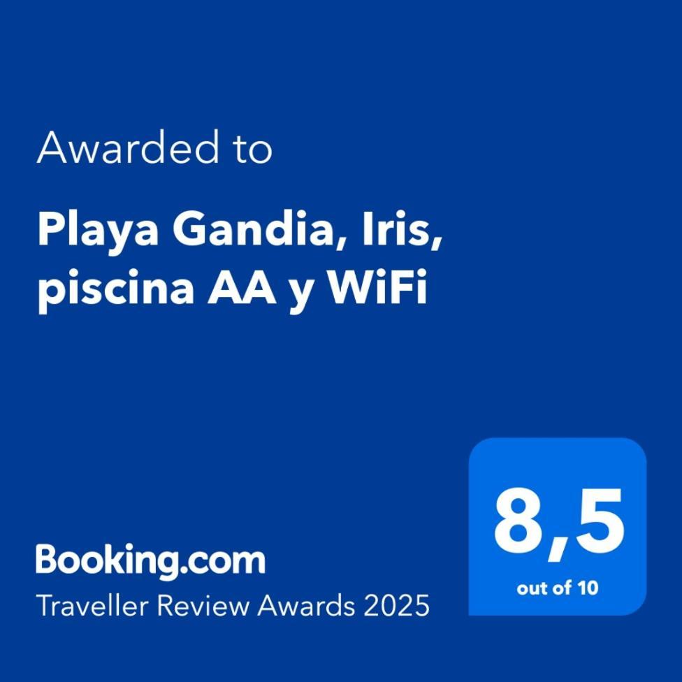 דירות Playa de Gandia Playa Gandia, Iris, Piscina Aa Y Wifi מראה חיצוני תמונה